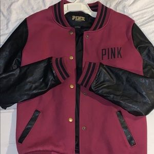 VS Pink Letterman Jacket